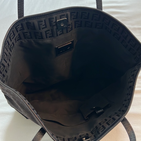 Fendi FF print tote bag - women - Leather/Nylon - Picture 14 of 16